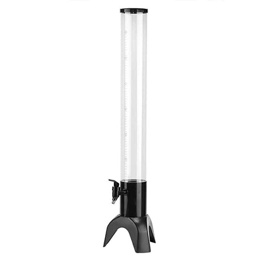 RAYCRAFT WORLD Beer Tower, 3L Tower Dispenser with Ice Tube, Tabletop Beer Dispenser for Parties Bars Pubs Restaurants Pack of 1Pc