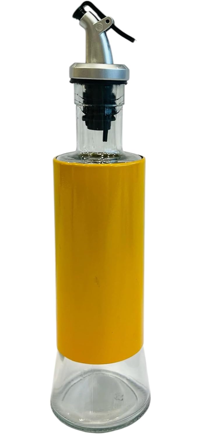 RAYCRAFT WORLD 300 ml, Oil Can Kitchen Olive Oil Bottle with Pourer Visible Cruet Vinegar Oil Dispenser Bottle for Oil/Vinegar