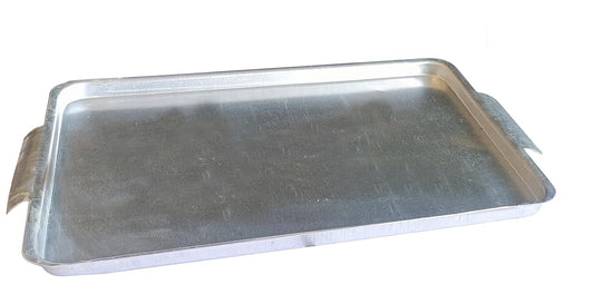 RAYCRAFT WORLD Rectangular Aluminum Serving Hotel Tray. Ideal as Serving Tray / Baking Tray for Home Restaurants Hotels & Bars