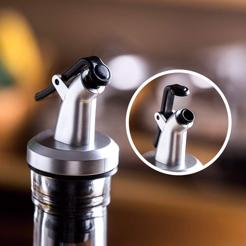 RAYCRAFT WORLD 300 ml, Oil Can Kitchen Olive Oil Bottle with Pourer Visible Cruet Vinegar Oil Dispenser Bottle for Oil/Vinegar