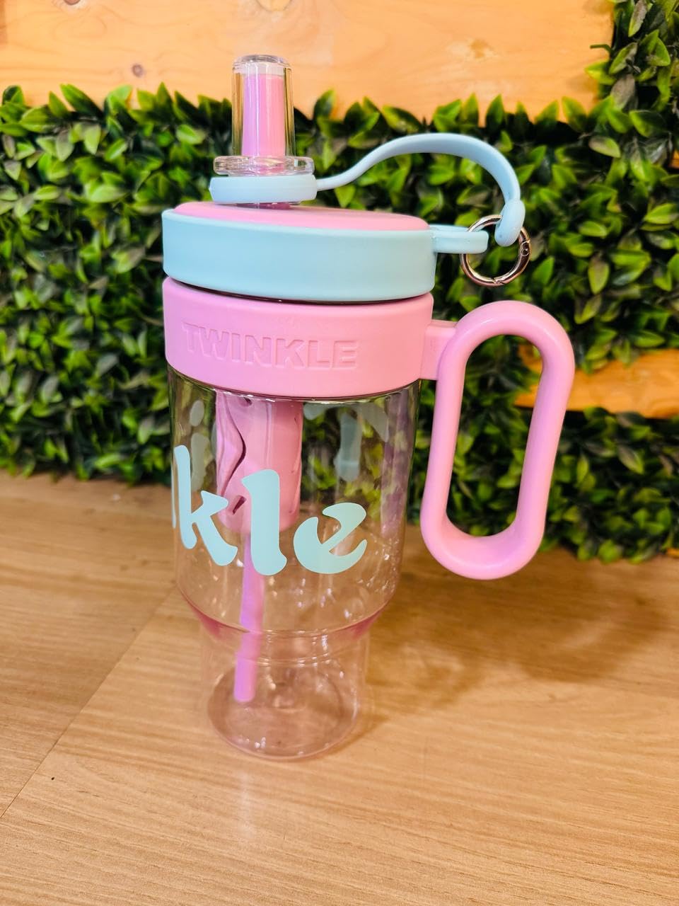 RAYCRAFT WORLD 600ML Plastic Sipper with Plastic Handle Great for Making and Storing Smoothies, Protein Shakes, juices.