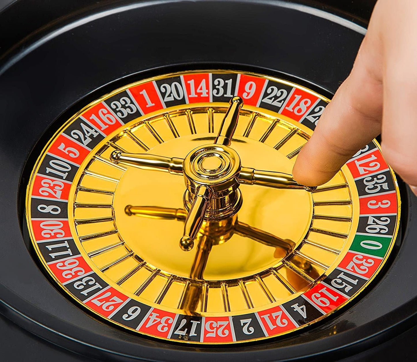 RAYCRAFT WORLD Small Glass Roulette- Drinking Game Set, Adult Party Game Spinning Wheel, and 16 Shot Glasses for Adult Fun Bar Party
