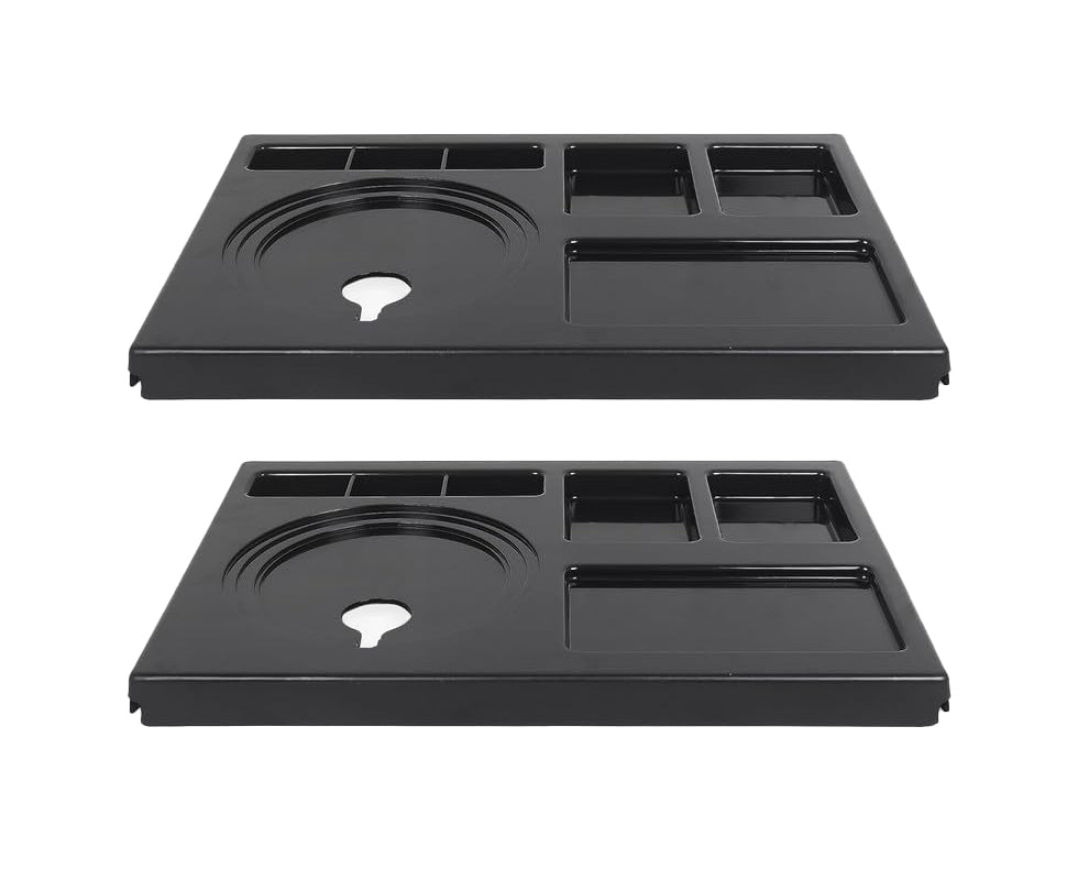 RAYCRAFT WORLD Kettle Tray Made of ABS Plastic Square, Hotel Room Serving Service Size: 16"x12"x1.5"