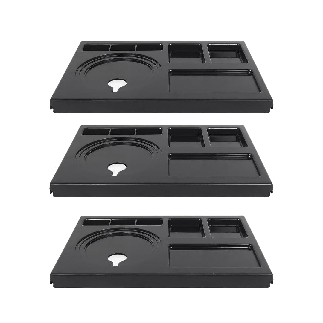 RAYCRAFT WORLD Kettle Tray Made of ABS Plastic Square, Hotel Room Serving Service Size: 16"x12"x1.5"