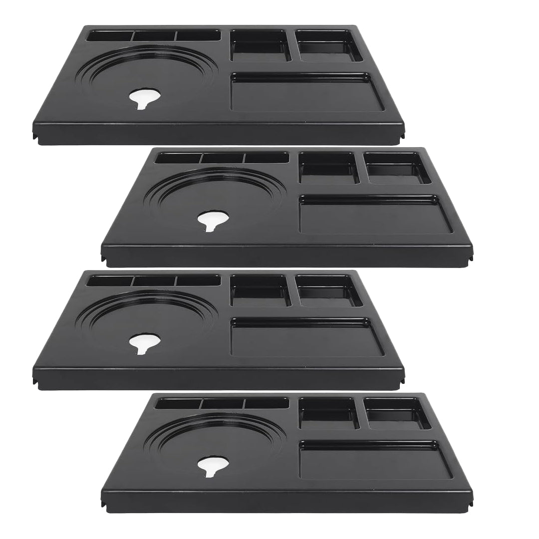 RAYCRAFT WORLD Kettle Tray Made of ABS Plastic Square, Hotel Room Serving Service Size: 16"x12"x1.5"