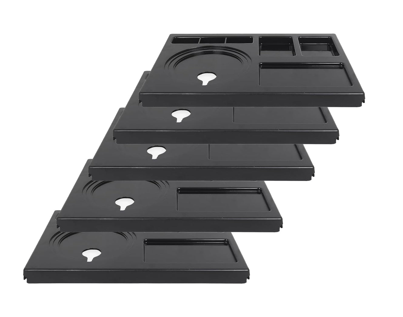 RAYCRAFT WORLD Kettle Tray Made of ABS Plastic Square, Hotel Room Serving Service Size: 16"x12"x1.5"