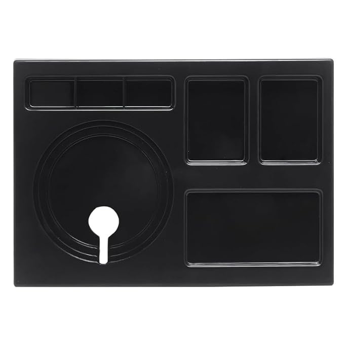 RAYCRAFT WORLD Kettle Tray Made of ABS Plastic Square, Hotel Room Serving Service Size: 16"x12"x1.5"