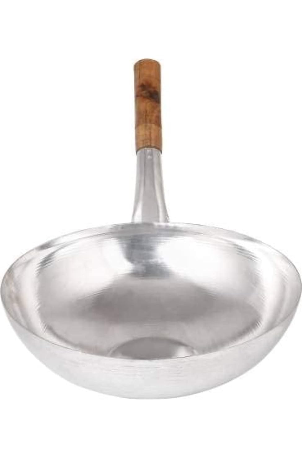 RAYCRAFT WORLD Wok Pan, Woks & Black Carbon Steel Stir Fry Pans, Gas, Cooktop, No Chemical Coated, Round Bottom Chinese Wok